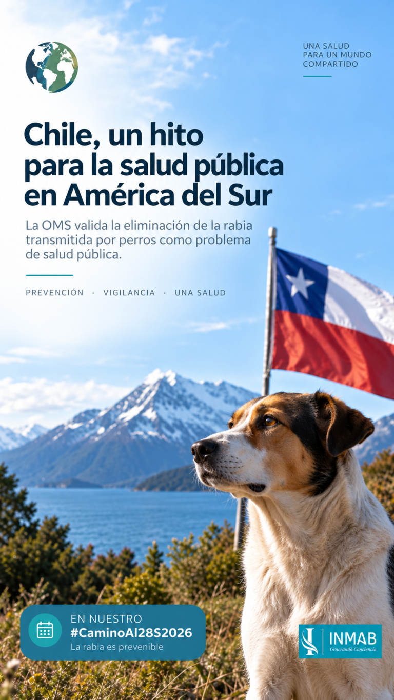 Chile, primer país de Sudamérica validado por la OMS por eliminar la rabia transmitida por perros como problema de salud pública.