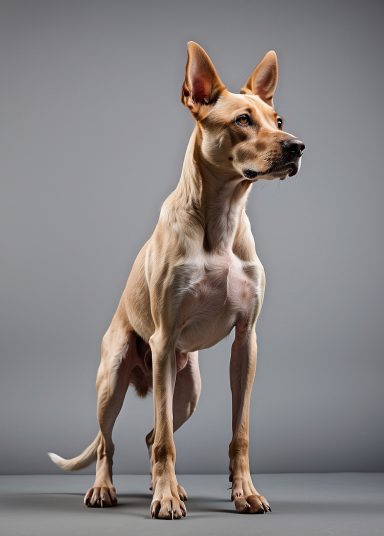 Perro con mirada inquieta, moviendo la cabeza en varias direcciones, mostrando signos de hipervigilancia y estrés.