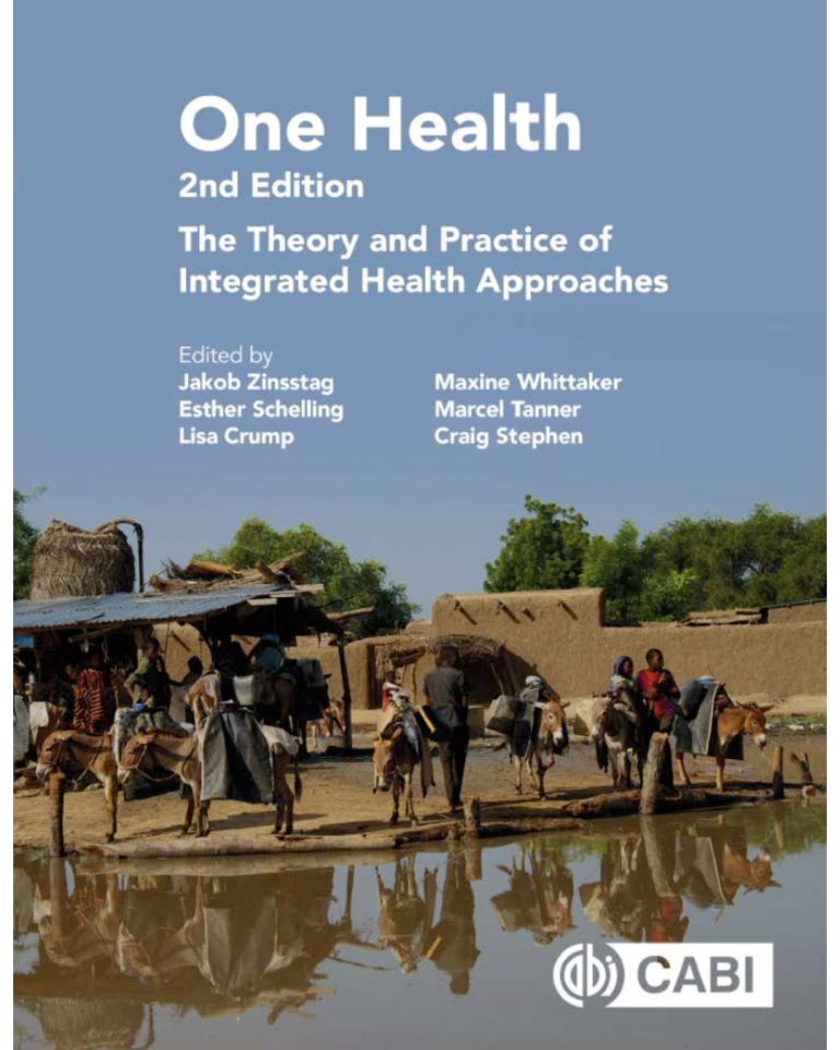 Portada del libro "One Health", sobre el enfoque integral de salud humana, animal y ambiental.
