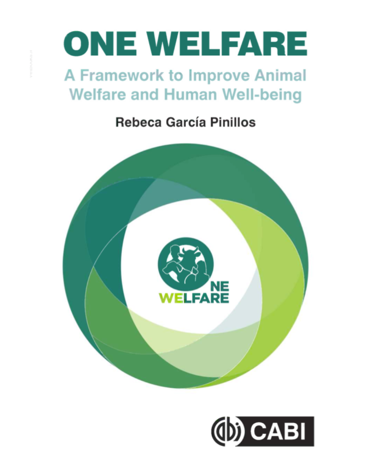Portada del libro "One Welfare", sobre el bienestar animal y su conexión con la salud humana y ambiental.